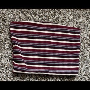 Windsor Stripe Tube Top Size Small